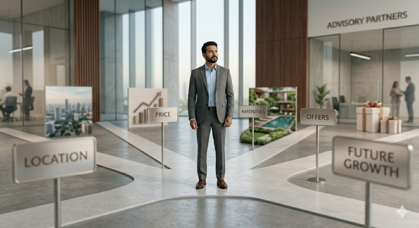 Buyers evaluating real estate options with clarity